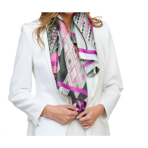 Pia Rossini carina scarf in fuchsia