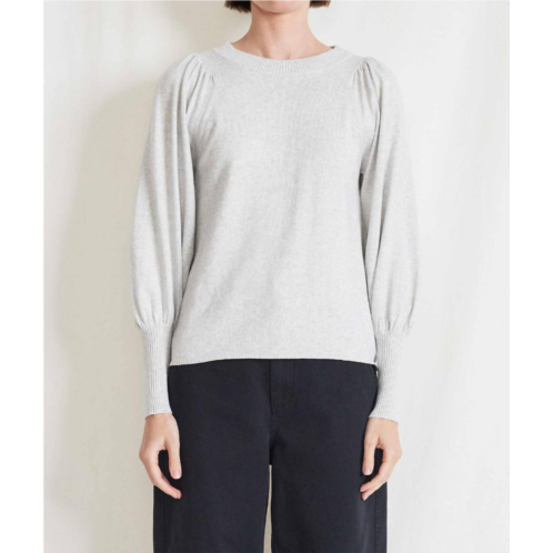 APIECE APART eco dewi puff sleeve crew top in grey