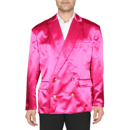 And Now This mens satin suit separate double-breasted blazer