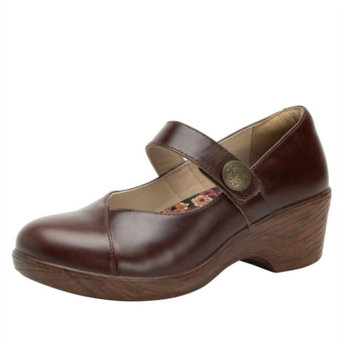 Alegria womens sofi shoes in mahogany