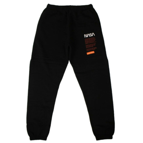 Heron Preston nasa logo track pants - black