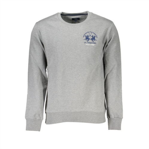 La Martina chic crew neck cotton mens sweatshirt