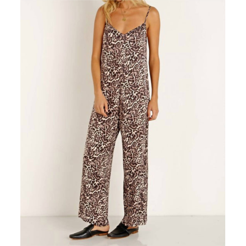 Nation LTD womens pippa jumpsuit in safari