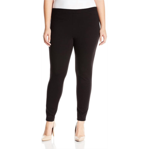 HUE womens ponte leggings in black