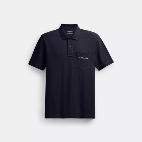 Coach Outlet pocket polo in organic cotton