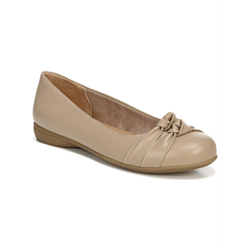 LifeStride anika womens faux leather knot front ballet flats