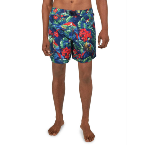 Polo Ralph Lauren mens printed polyester swim trunks