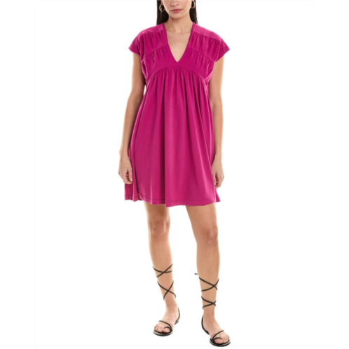 ALPHA STUDIO shirred mini dress