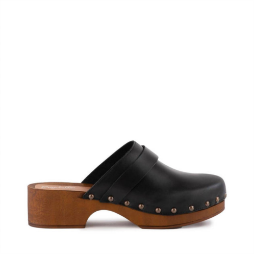 Seychelles loud & clear clog in black