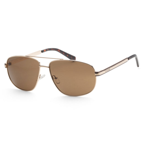 Guess mens 60mm gold sunglasses gf0244-32e