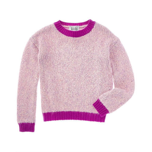 Autumn Cashmere tweed contrast trims sweater