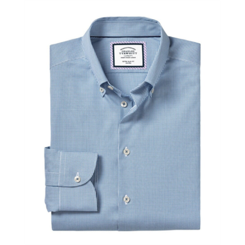 Charles Tyrwhitt non-iron check extra slim fit shirt