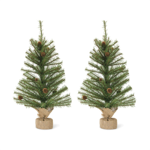 HouzBling mini pine tree 2h (set of 2) pvc