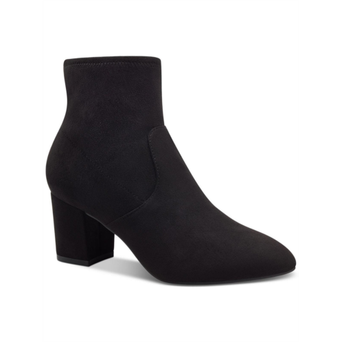 Charter Club black womens block heel laceless ankle boots