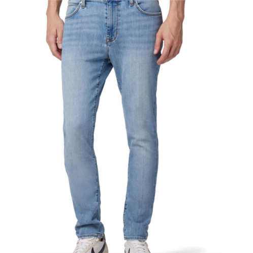 Hudson mens medium wash straight leg slim jeans