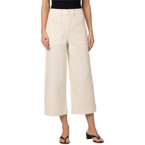 JOE cream wide leg ankle jean