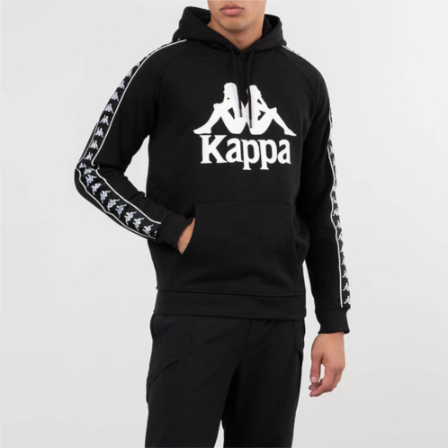 Kappa mens banda hurtado hoodie in black/black