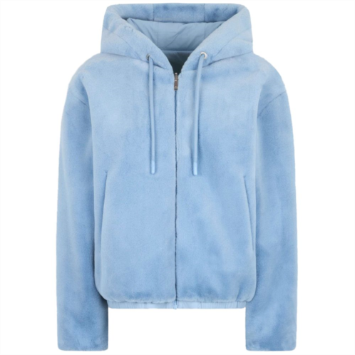 Moose Knuckles blue nylon jackets & womens coat