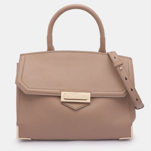 Alexander Wang beige leather marion skeletal satchel