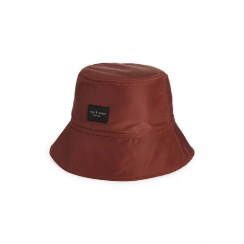 Rag & Bone addison bucket hat in redwood