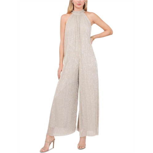 MSK womens halter wide leg jumpsuit