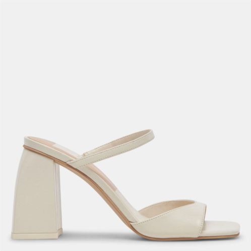 Dolce Vita jemmy heels ivory crinkle patent