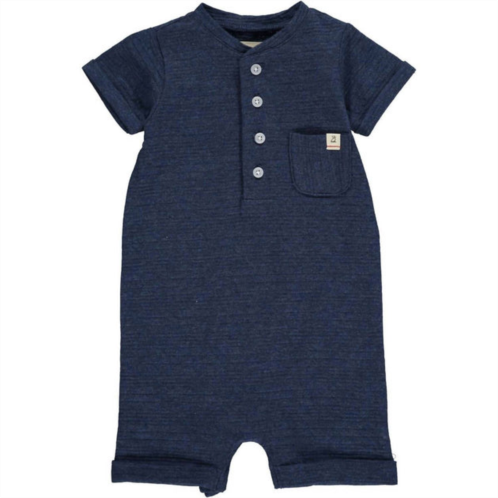 ME & HENRY boys camborne henley romper in navy