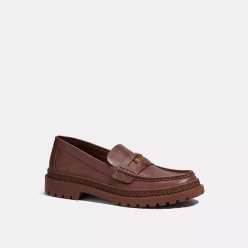 Coach Outlet loafer with signature coin