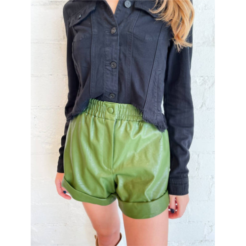 OLIVACEOUS anything is possible short in olive