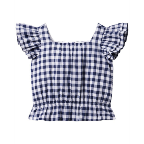 Janie and Jack girls gingham top