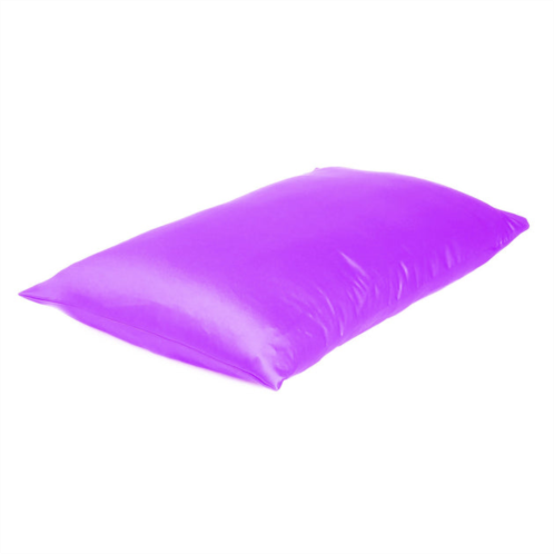 Homezia violet dreamy set of 2 silky satin queen pillowcases