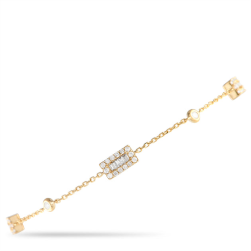 Non Branded lb exclusive 14k yellow gold 0.45ct diamon bracelet br09827-y