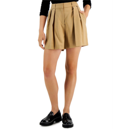 Hugo Boss womens wool high-waist shorts