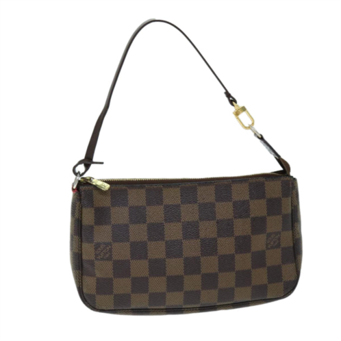 Louis Vuitton pochette accessoire canvas clutch bag (pre-owned)