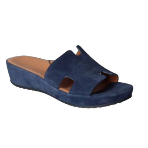 womens catiana suede sandal in navy