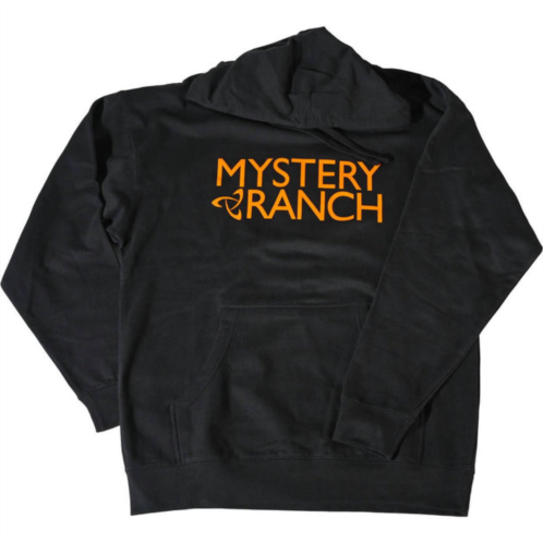 MYSTERY RANCH mens logo hoodie in black