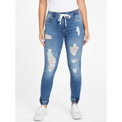 Guess Factory eco mary destroyed denim joggers