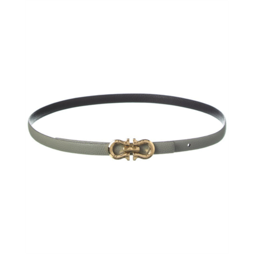 Salvatore Ferragamo ferragamo gancini reversible & adjustable leather belt