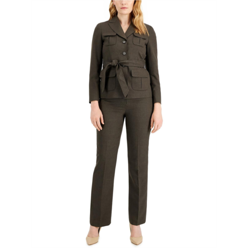 Le Suit womens utility work wear belted