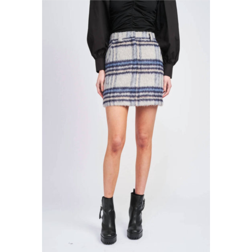 En Saison demi mini skirt in navy