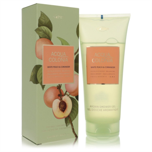 4711 acqua colonia white peach & coriander by shower gel 6.8 oz for women