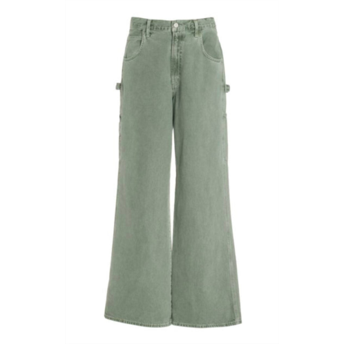 AGOLDE magda denim carpenter pant in salmander