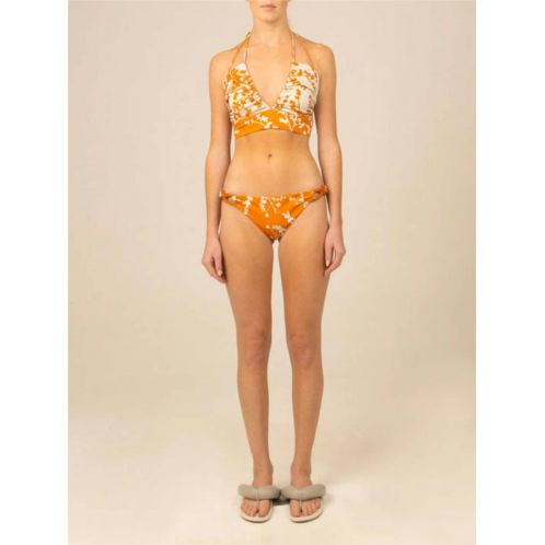 Silvia Tcherassi idina bikini bottom in orange blossom branch