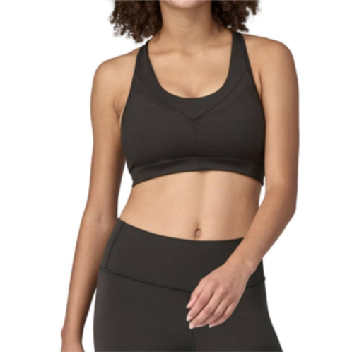 Patagonia wild trails sports bra in black