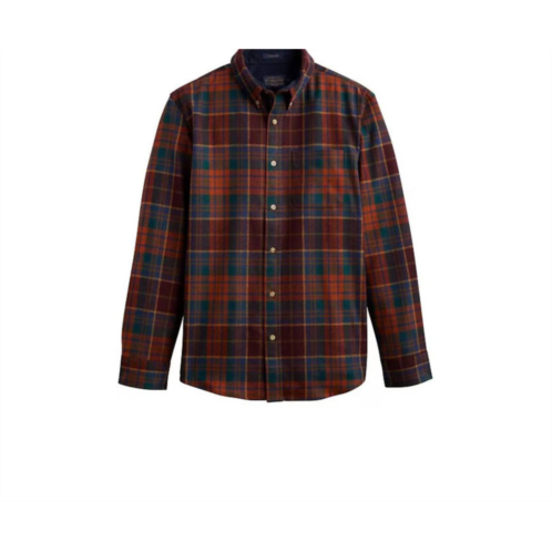 PENDLETON fireside shirt in maroon multi plaid