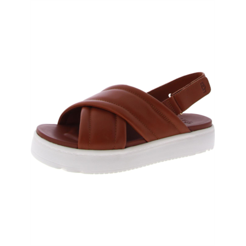 Ugg zayne womens leather ankle strap slingback sandals