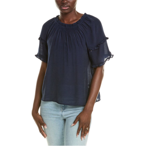 Nanette Nanette Lepore ruffle trim blouse