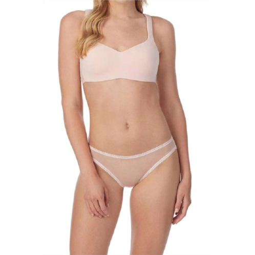 On Gossamer sleek invisible scoopneck bra in blush