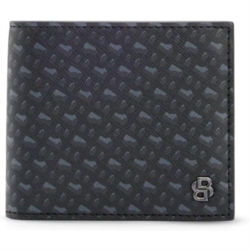 Hugo Boss mens b icon logo bifold wallet, black