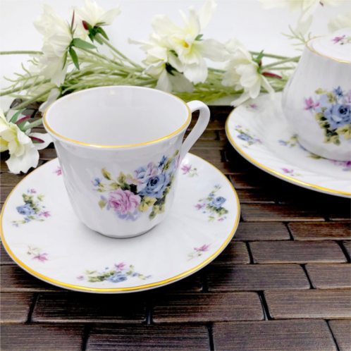 Lynns paradise set of 6 cup & saucer